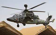 German Tiger UHT aerial fire support helicopter